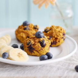 Blueberry Oat Breakfast Muffins