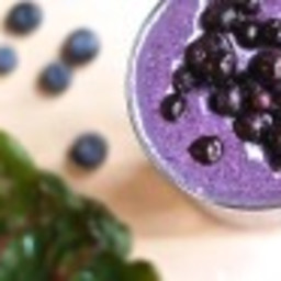 Blueberry Oat Float Smoothie