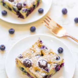 Blueberry Pancake Breakfast Squares 