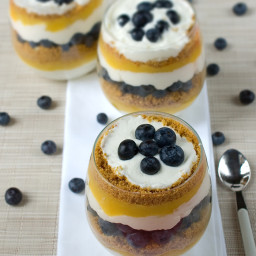 Blueberry Passionfruit Cheesecake Parfait