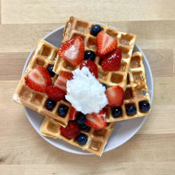 Blueberry Protein Waffle