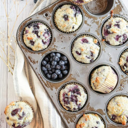 Blueberry Ricotta Muffins