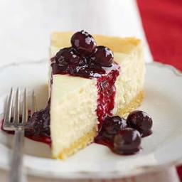 Blueberry-Topped Lemon Cheesecake