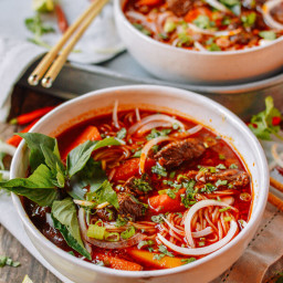 Bo Kho: Spicy Vietnamese Beef Stew with Noodles