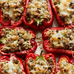 Bobby Dean Stuffed Red Peppers