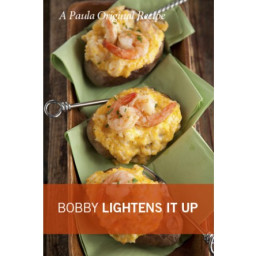 Bobby's Lighter Spicy Shrimp Stuffed Potatoes Recipe by Bobby Deen