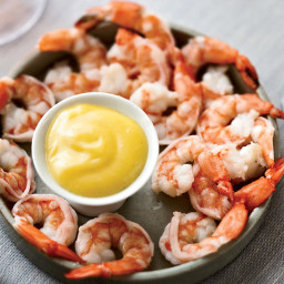 Boiled Shrimp with Spicy Mayonnaise