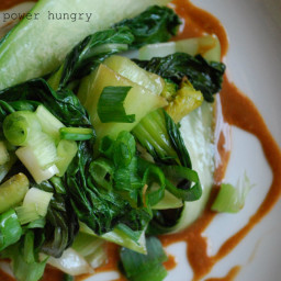 Bok Choy and Broccoli with Szechuan Sauce