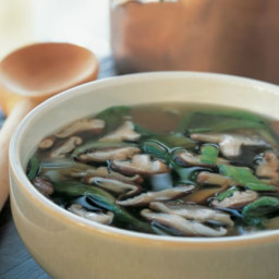 Bok Choy and Shiitake Soup