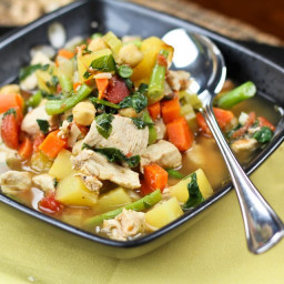 Bone Warming Chicken Vegetable Soup