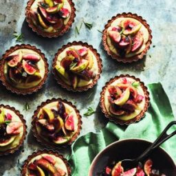 Boozy Fig and Muscadine Tartlets