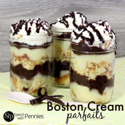 Boston Cream Pie Parfaits