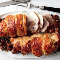 Boudin Blanc–Stuffed Turkey Breasts with Chestnuts