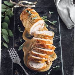 Boudin-Stuffed Turkey Roulade
