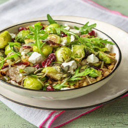 Bountiful Barley Bowl with Roasted Brussels Sprouts and Pepitas