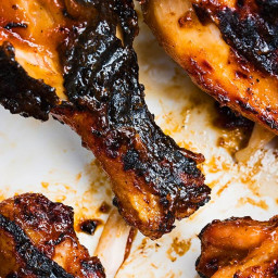 Bourbon-Chile Barbecue Grilled Chicken
