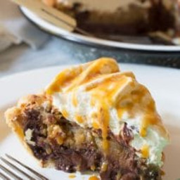 Bourbon Derby Pie with Salted Caramel Whipped Cream