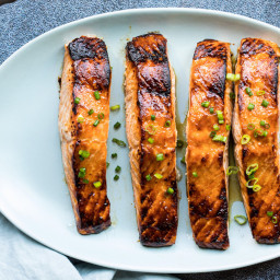 Bourbon Glazed Salmon Recipe