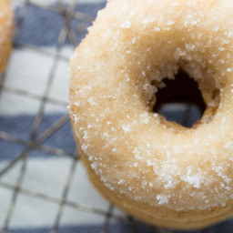 Bourbon-Sugared French Toast Donuts