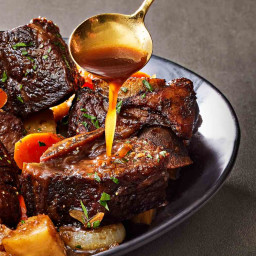 Braise Short Ribs in Balsamic and Brown Sugar for a One-Pot Meal