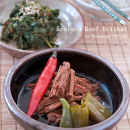 Braised Beef Brisket (sogogi jangjorim)
