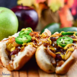 Braised Brats with Apples and Onions #SundaySupper
