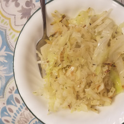 Braised Cabbage with Parsley and Thyme