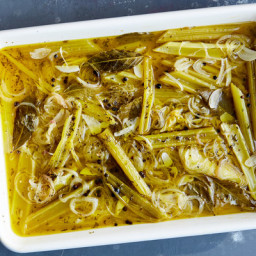 Braised Celery With Thyme and White Wine