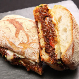 Braised Oxtail and Gruyère Sandwiches
