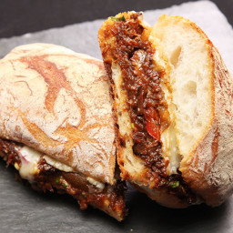 Braised Oxtail and Gruyère Sandwiches Recipe