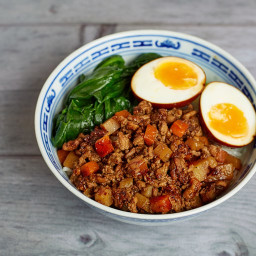 Braised Pork Mince Recipe with Potato and Carrot