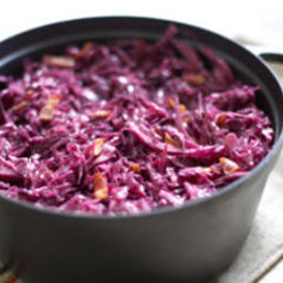 Braised Red Cabbage with Bacon