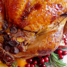 Brandy and Tangerine-Glazed Roasted Turkey