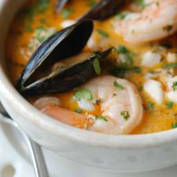 Brazilian Fish, Shrimp and Mussel Stew Recipe