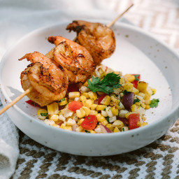 Brazilian-Style Marinated Grilled Shrimp Recipe — The Effortless Chic