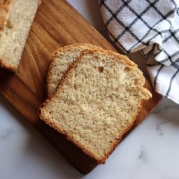 Bread Machine Honey Oat Bread