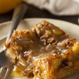 Bread Pudding with Warm Bourbon Sauce