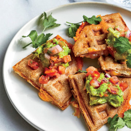 Break out of Your Dinner Rut With Waffle-Iron Chicken Quesadillas 