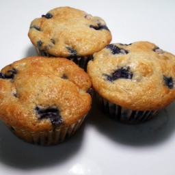 Breakfast Blueberry muffins