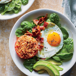 Breakfast Bowl with Tomato, Avocado, and Egg