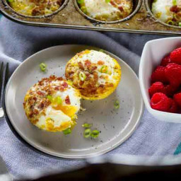 Breakfast Egg Muffins with Bacon [130 Calories!!!!]-Simple Green Moms