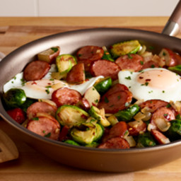 Breakfast Skillet with Smoked Sausage
