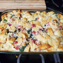 Breakfast Strata (with great fillings)