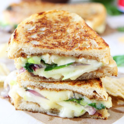     Brie, Fig, and Apple Grilled Cheese