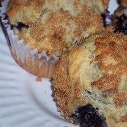 Bright and Lemony Blueberry Muffins