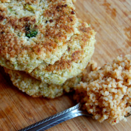 Broccoli and Cauliflower Couscous Cakes