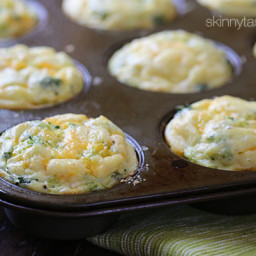 Broccoli and Cheese Egg Muffins