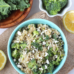 Broccoli and Kale Quinoa Salad
