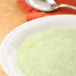 Broccoli, Cannellini Bean and Cheddar Soup