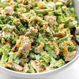 Broccoli Cheddar Chicken Salad Recipe